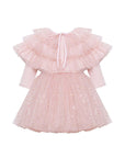 Full Shiny Pink Dress Set