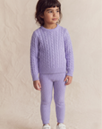 Wooly Saçörgülü Unisex Triko Kazak & Tayt Set