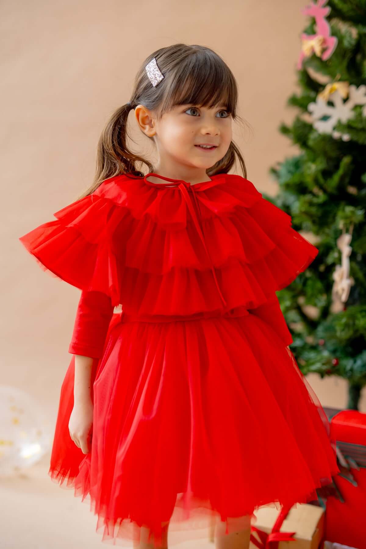 Petra Maxi Elbise - Kırmızı main image 0