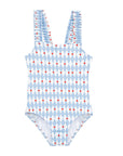 Smocked Swimsuit | Sand Mother