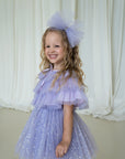 Sparkle Purple Dress Set