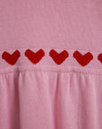 Row Of Hearts Elbise