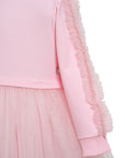 Pink Poppy Sweatshirt Dress