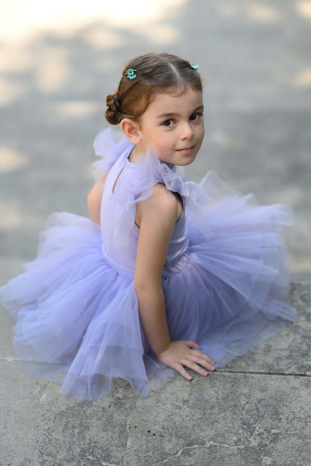 Purple Bloom Tutu Takm | Mini Celebrities