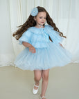 Sparkle Blue Dress Set